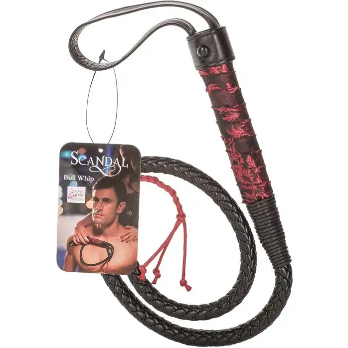 Кнут Scandal Bull Whip с кружевной рукоятью - Scandal