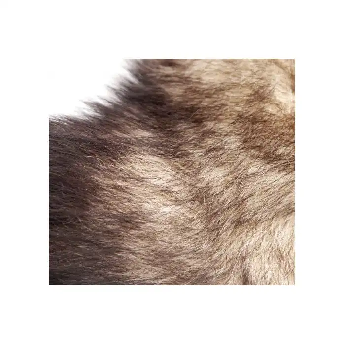 Металлическая анальная пробка с хвостом лисицы Master Series Untamed Fox Tail Anal Plug - 9 см - Master Series. Фотография 4.