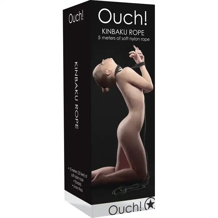 Веревка для бондажа Kinbaku Rope - 5 м - Ouch!. Фотография 3.