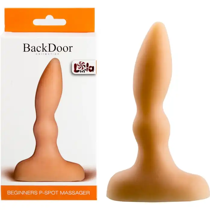 Анальный стимулятор телесного цвета Beginners p-spot massager - 11 см - Back Door Collection. Фотография 2.