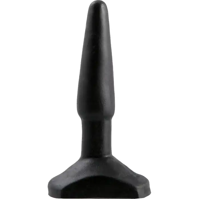 Черный анальный стимулятор Small Anal Plug - 12 см - Back Door Collection