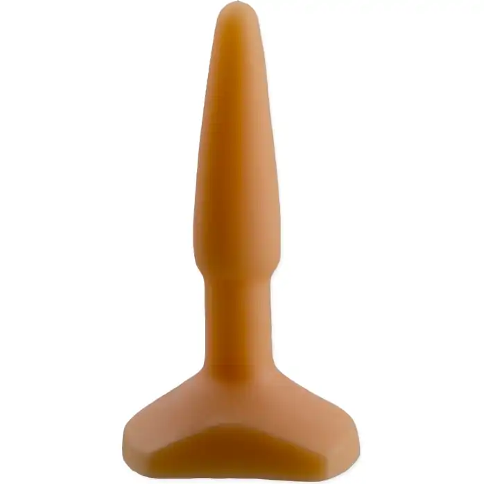 Оранжевый анальный стимулятор Small Anal Plug flash - 12 см - Back Door Collection