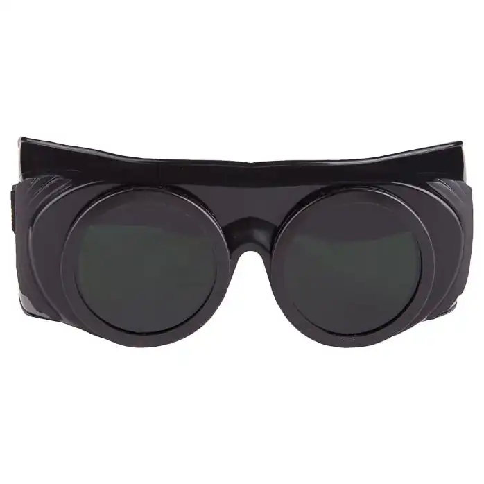Чёрная латексная маска Крюгер с чёрными окошками - BDSM accessories. Фотография 5.