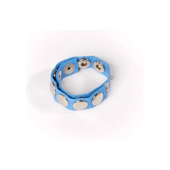 Голубая утяжка на пенис - BDSM accessories