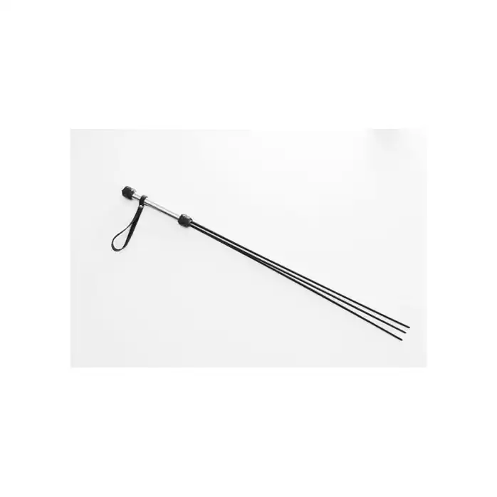 Чёрный стек в виде розог - 62 см - BDSM accessories