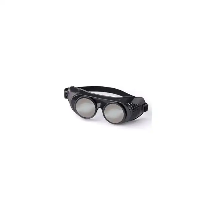 Латексная чёрная маска Крюгер с зеркальными окошками - BDSM accessories