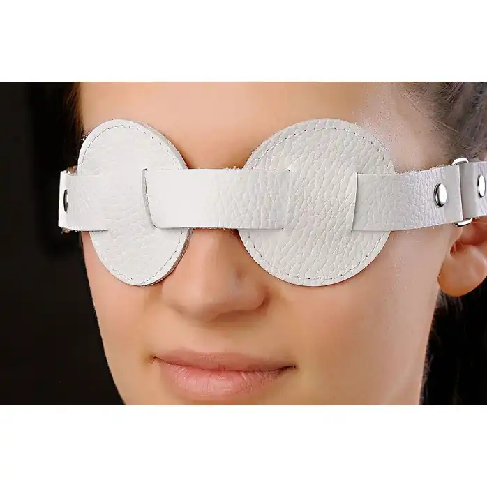 Белая маска-очки - BDSM accessories