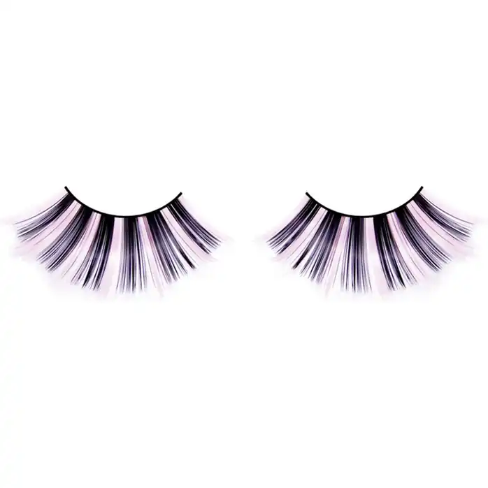 Черно-розовые ресницы - Eyelashes Collection