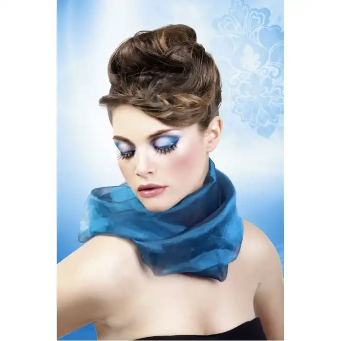 Разноцветные длинные ресницы со стразами - Eyelashes Collection. Фотография 2.