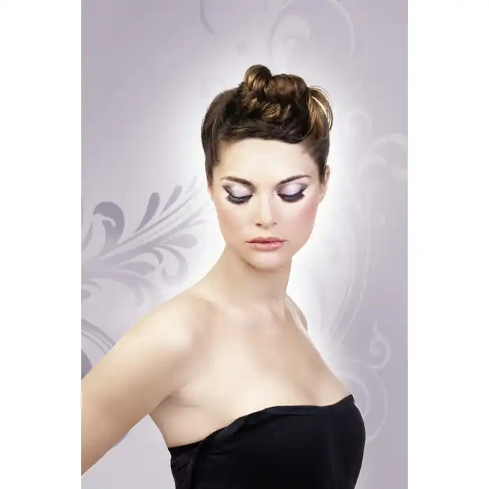 Чёрные накладные с чередованием длины Deluxe - Eyelashes Collection. Фотография 2.