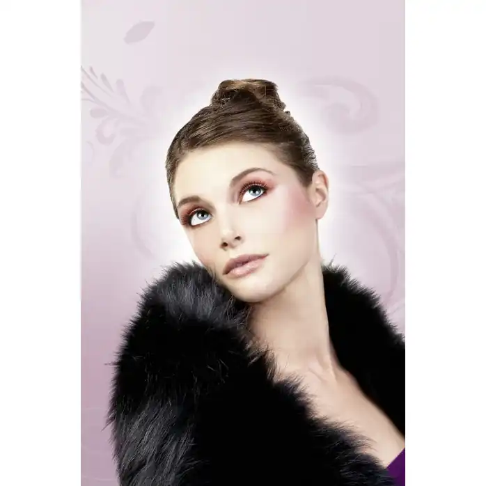 Черные ресницы с двумя уровнями длины Deluxe - Eyelashes Collection. Фотография 2.