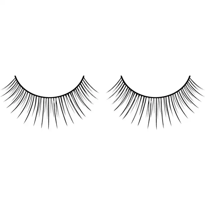 Черные ресницы с двумя уровнями длины Deluxe - Eyelashes Collection