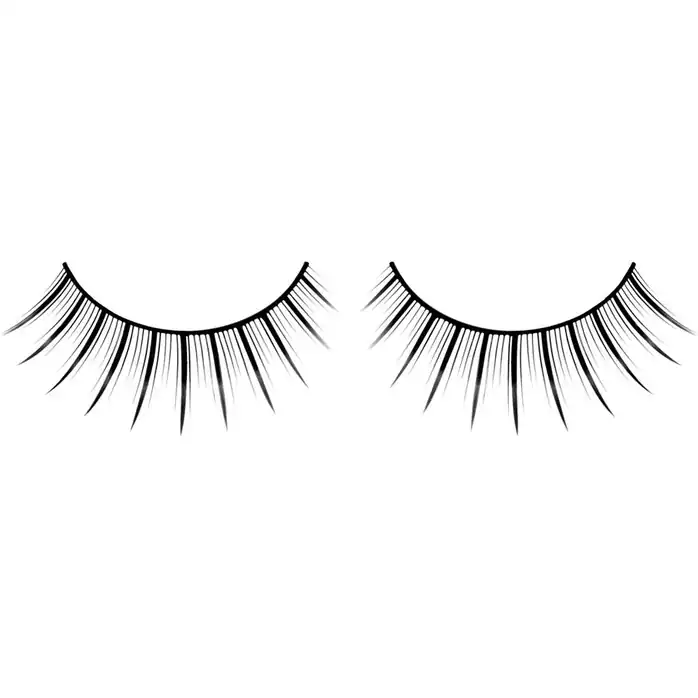 Черные ресницы с удлиненными и короткими ресничками - Eyelashes Collection