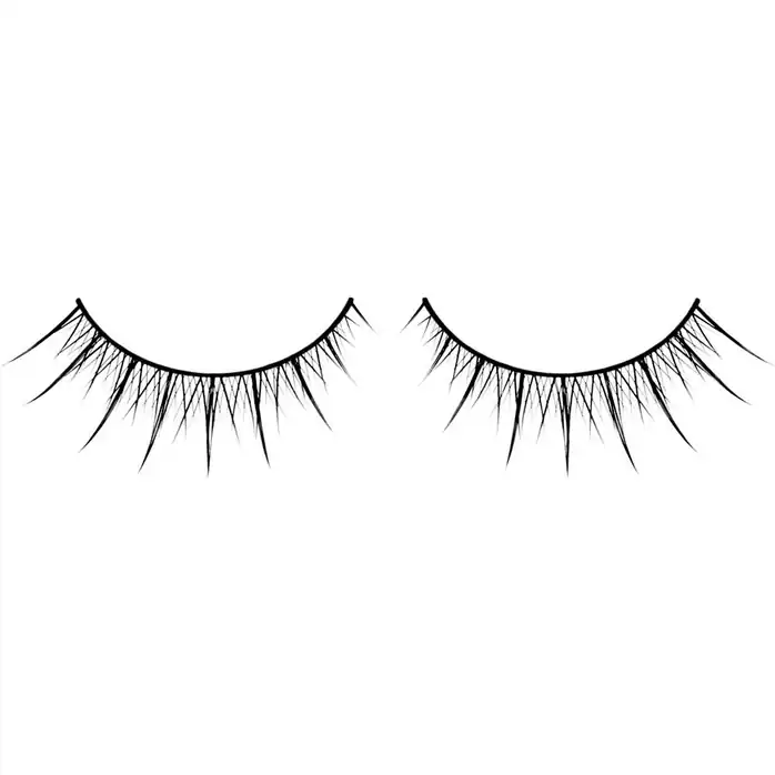 Черные ресницы с отдельными длинными ресничками Premium - Eyelashes Collection