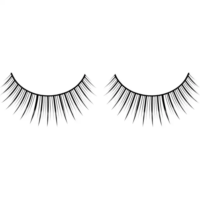 Черные ресницы с чередованием длинных и коротких ресничек Premium - Eyelashes Collection