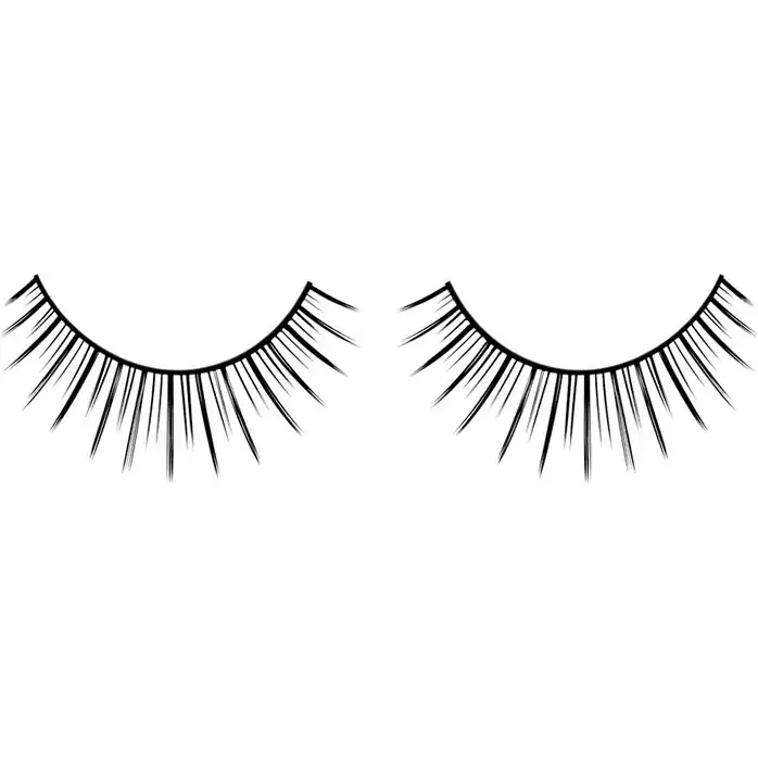 Веерообразные черные накладные ресницы Deluxe - Eyelashes Collection