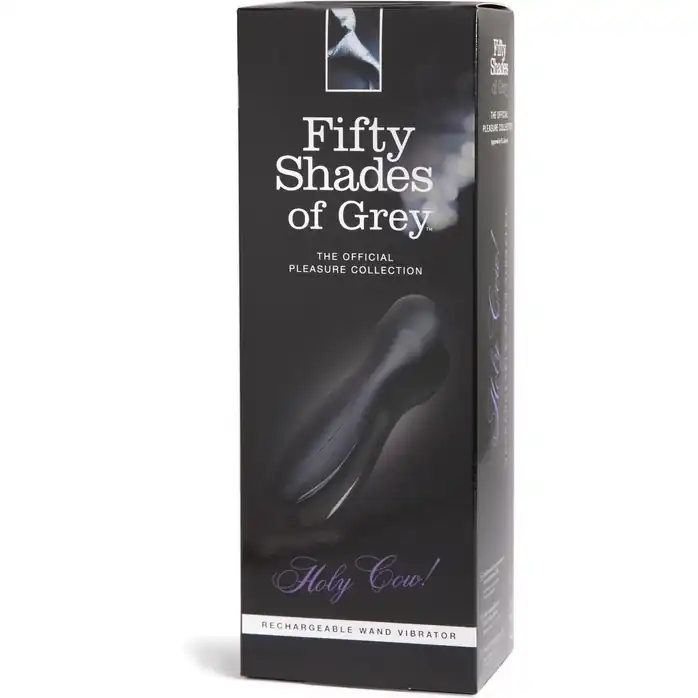 Черный вибромассажер Holy Cow! - 22,8 см - Fifty Shades of Grey. Фотография 2.