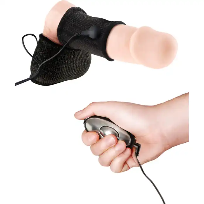Электростимулятор для пениса и мошонки Shock Therapy Cock Sock - Fetish Fantasy Shock Therapy. Фотография 3.