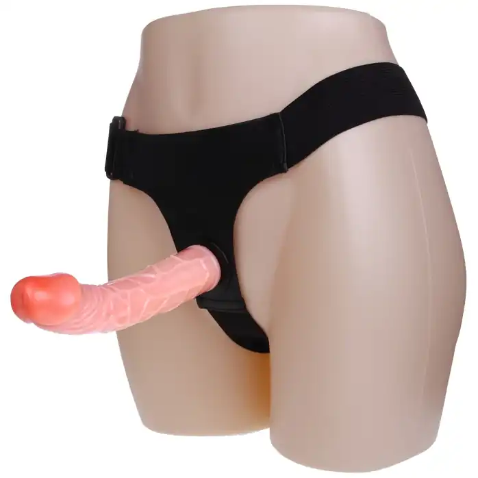 Женский поясной страпон Sensual Comfort Strap-On - 19,8 см. Фотография 3.