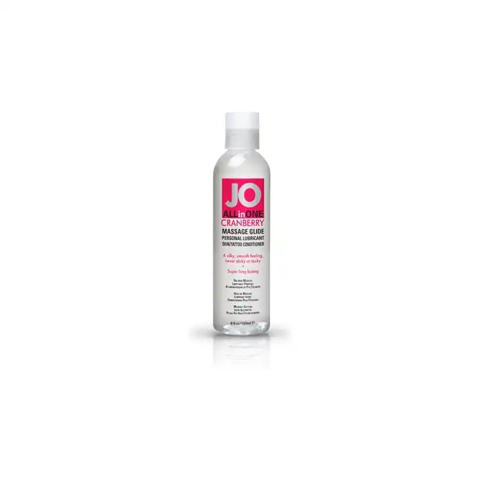 Массажный гель-масло ALL-IN-ONE Massage Oil Cranberry клюквенный - 120 мл