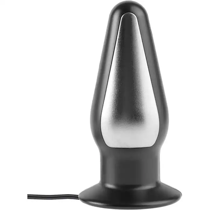 Чёрная анальная пробка EXTREME BUTT PLUG для электростимуляции - 12,7 см - Fetish Fantasy Shock Therapy. Фотография 2.