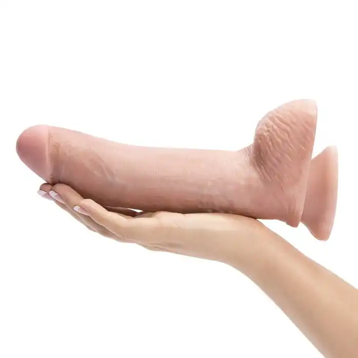 Телесный фаллоимитатор 9 Cock with Balls - 22,9 см - King Cock. Фотография 3.