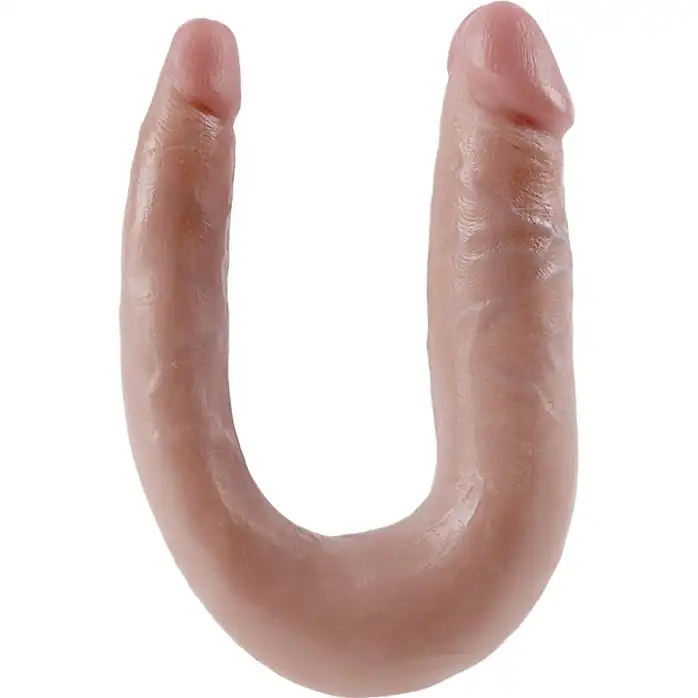 Двусторонний фаллоимитатор U-Shaped Small Double Trouble - 33,5 см - King Cock