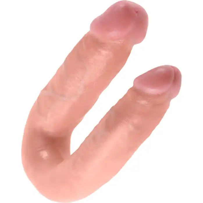 Двусторонний фаллоимитатор U-Shaped Medium Double Trouble - 34,6 см - King Cock. Фотография 3.