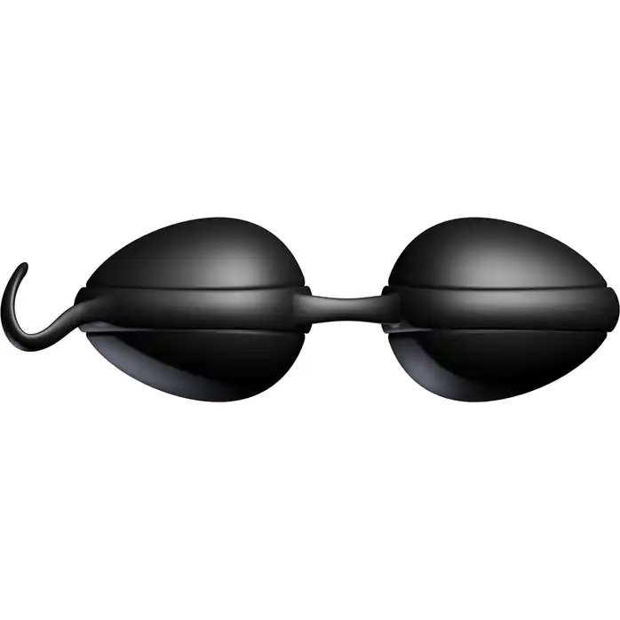 Чёрные вагинальные шарики Joyballs Secret. Фотография 2.