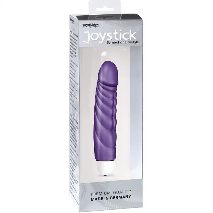 Фиолетовый рельефный вибратор Mr. Perfect Comfort - 17,5 см. Фотография 2.