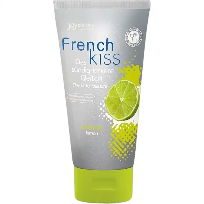 Съедобный лубрикант Frenchkiss с ароматом лимона - 75 мл