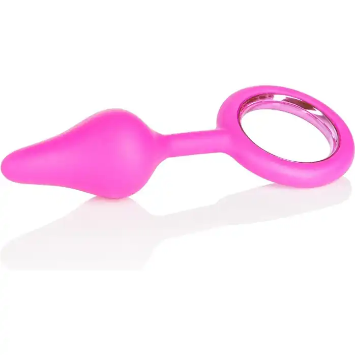 Розовая анальная пробка Booty Call Booty Tickler - 9,5 см - Booty Call. Фотография 3.