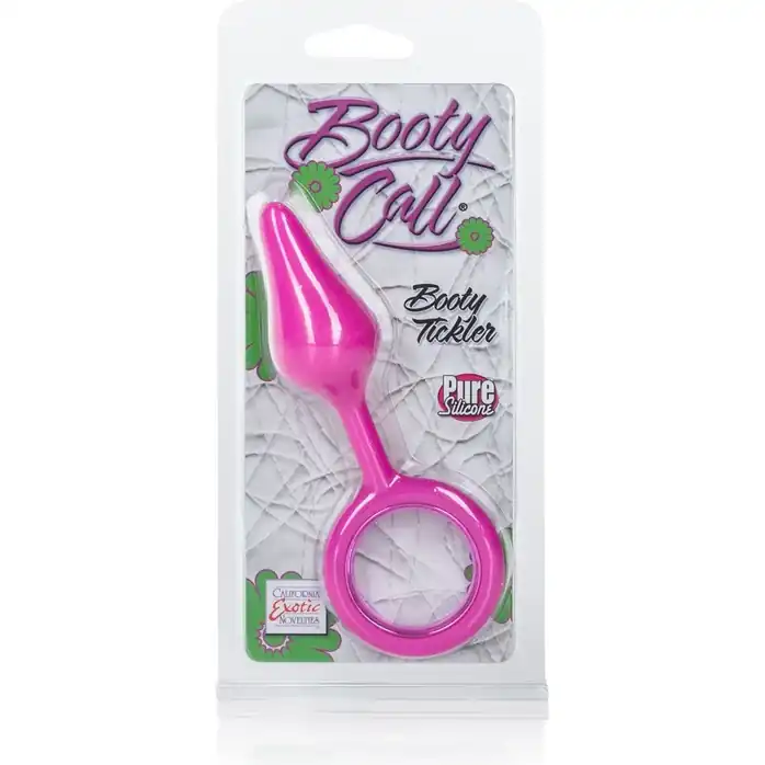 Розовая анальная пробка Booty Call Booty Tickler - 9,5 см - Booty Call. Фотография 6.