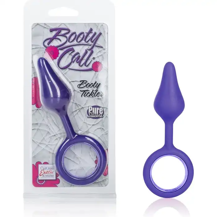 Фиолетовая анальная пробка Booty Call Booty Tickler - 9,5 см - Booty Call. Фотография 5.