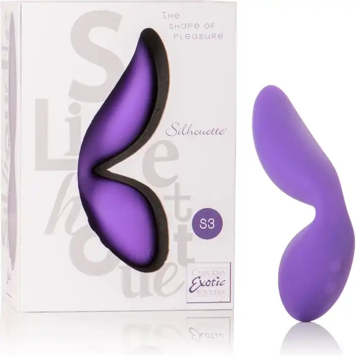 Фиолетовый вибромассажер Silhouette S3 - 12,75 см - Silhouettes. Фотография 7.