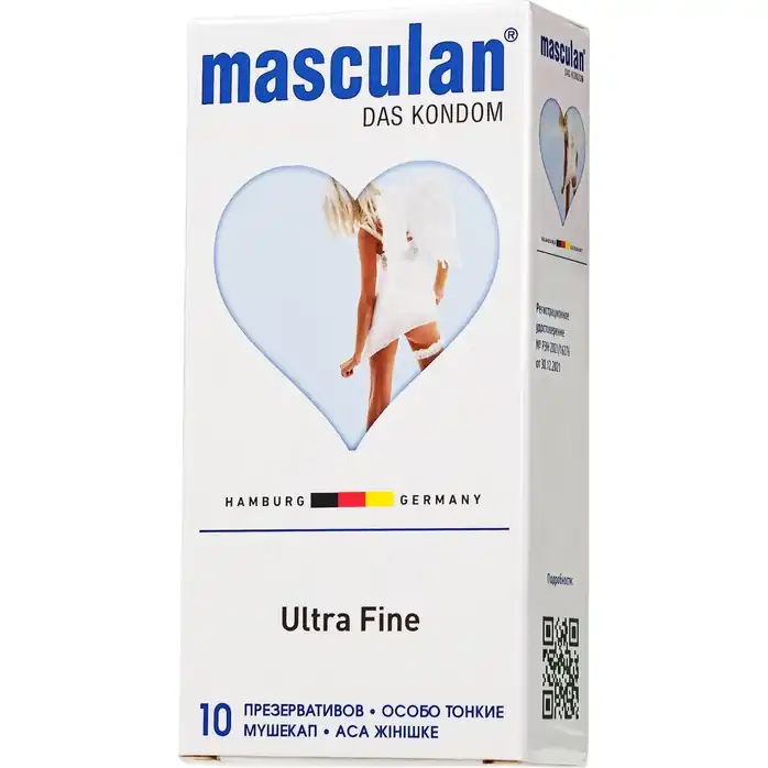 Особо тонкие презервативы Masculan Ultra Fine - 10 шт