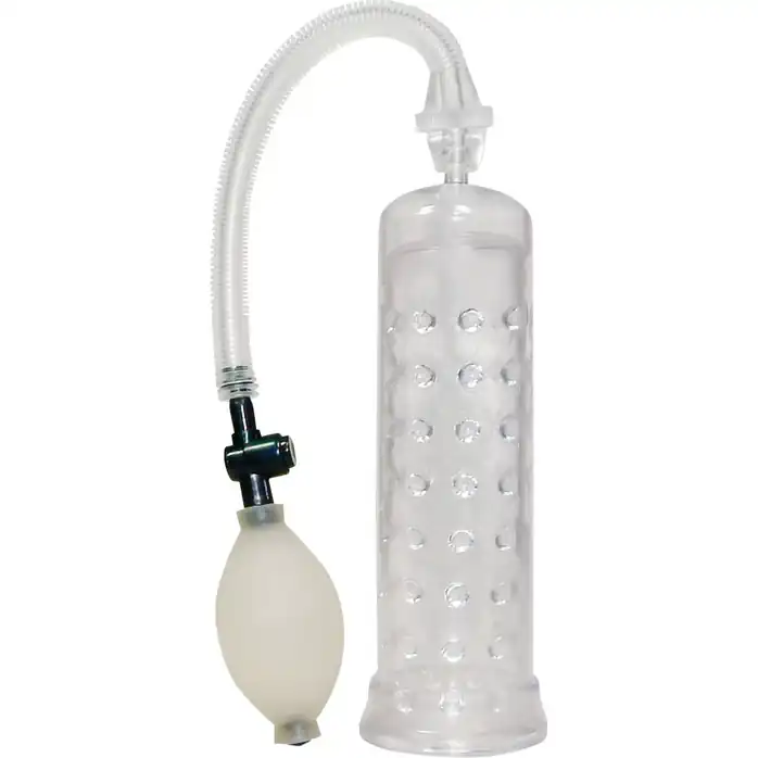 Прозрачная вакуумная помпа с грушей - 19,5 см - You2Toys