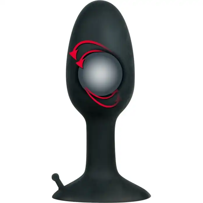 Полая анальная пробка с шариком Medium - 11 см - You2Toys. Фотография 2.