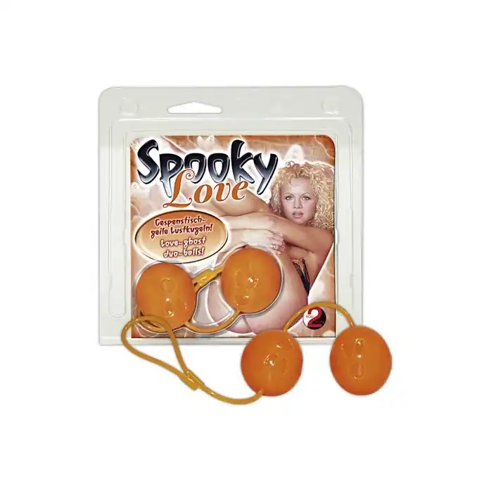 Бежевые вагинальные шарики Spooky - You2Toys