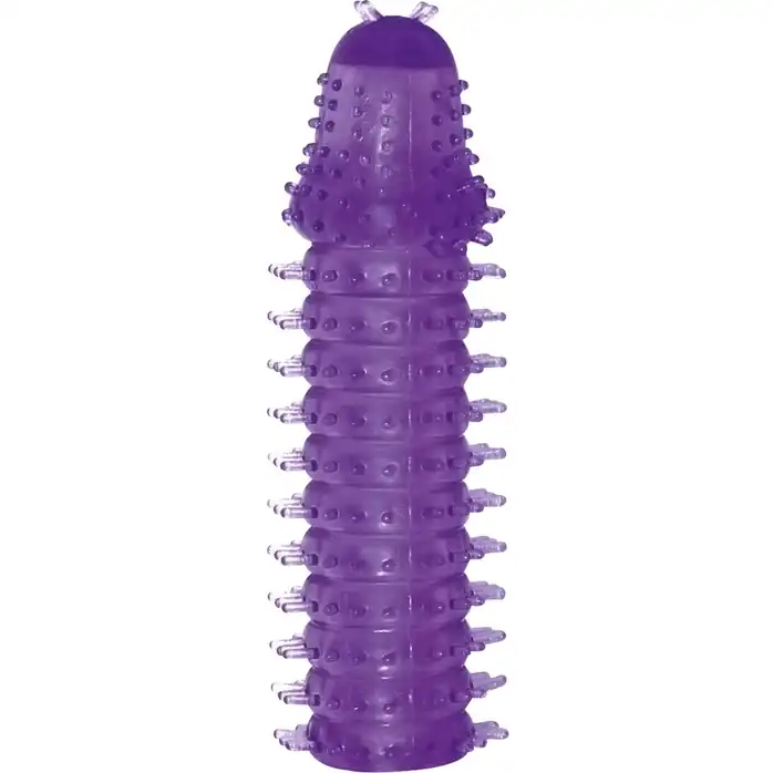 Насадка на пенис с шипами и закрытой головкой - 14,5 см - You2Toys
