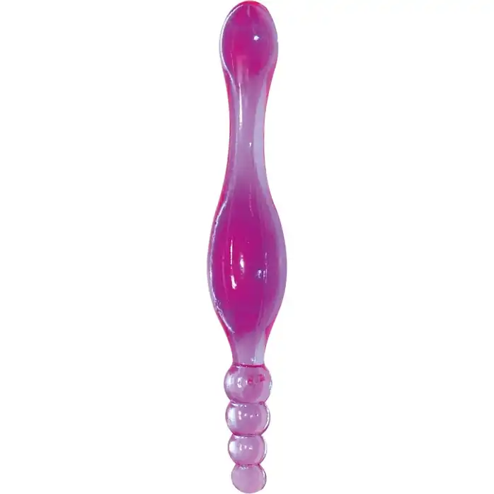 Фиолетовый двусторонний фаллоимитатор Galaxia - 20 см - You2Toys
