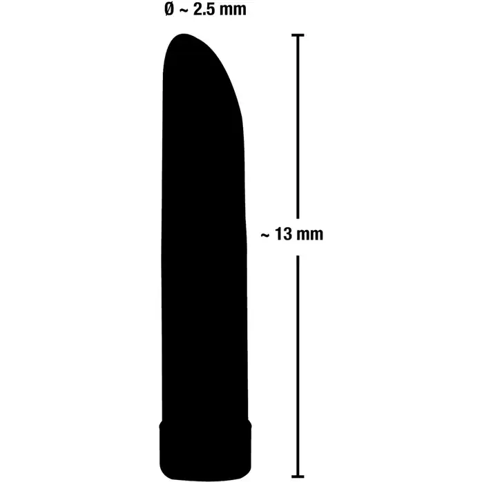 Черный вибратор Ladyfinger - 13 см - You2Toys. Фотография 3.