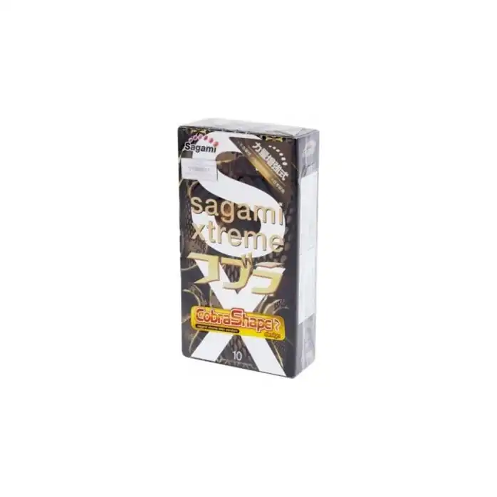 Суженные к основанию презервативы Sagami Xtreme Cobra - 10 шт - Sagami Xtreme