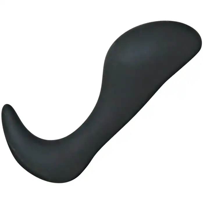 Анальный стимулятор с изогнутым стволом Black Velvet - 10,5 см - You2Toys
