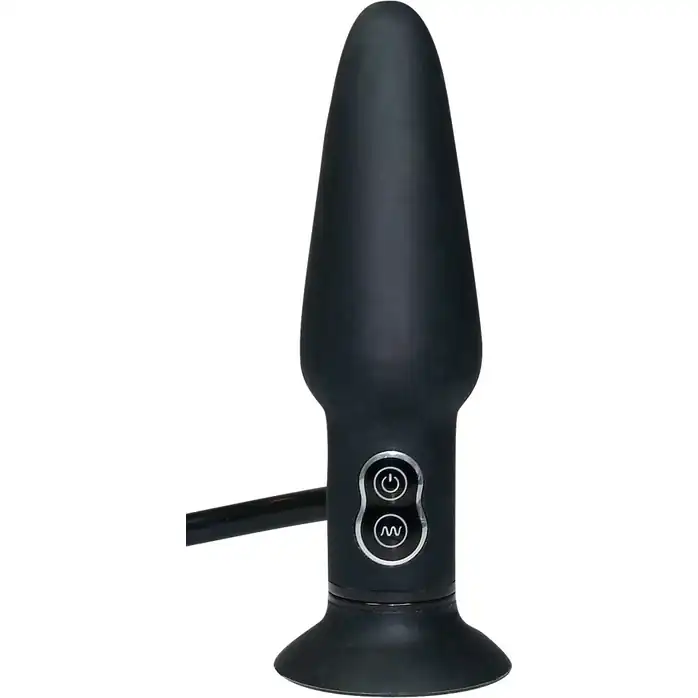 Анальный вибратор с функцией расширения True Black - 17 см - You2Toys. Фотография 2.