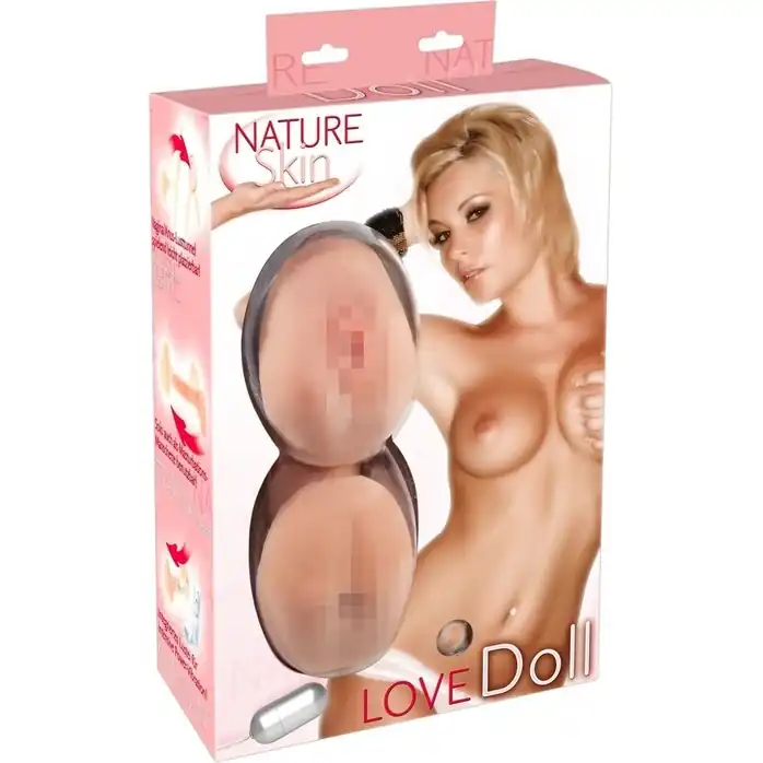 Кукла с вибратором и насосом Nature Skin - Nature Skin