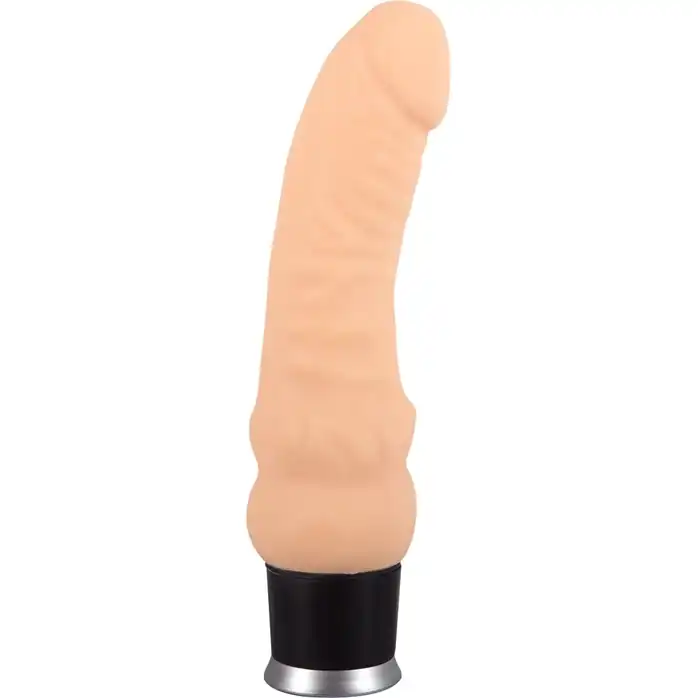 Вибратор-реалистик Nature Skin Real Vibe телесного цвета - 17,5 см - Nature Skin. Фотография 2.