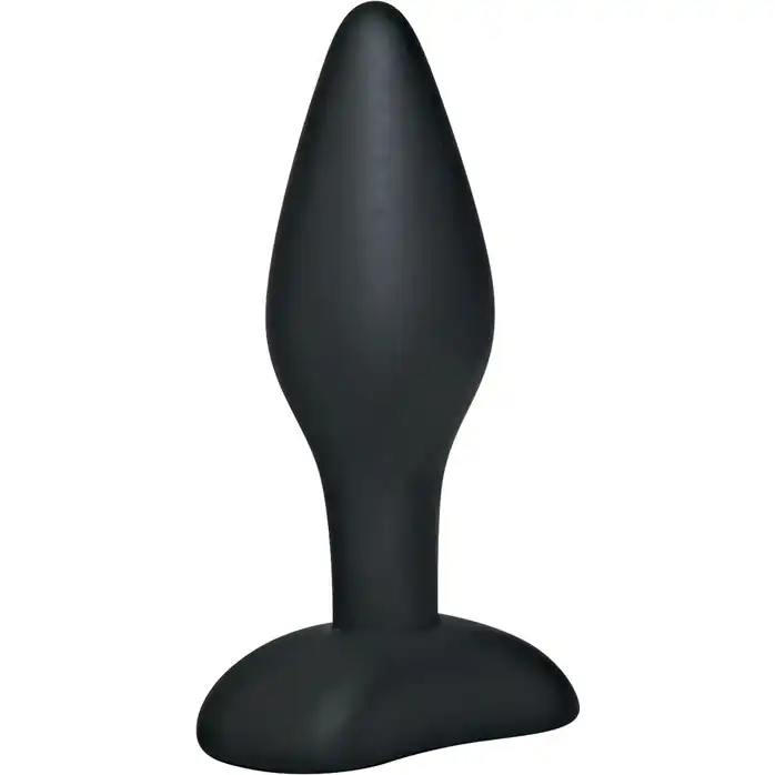 Чёрный анальный стимулятор Silicone Butt Plug Small - 9 см - You2Toys. Фотография 2.