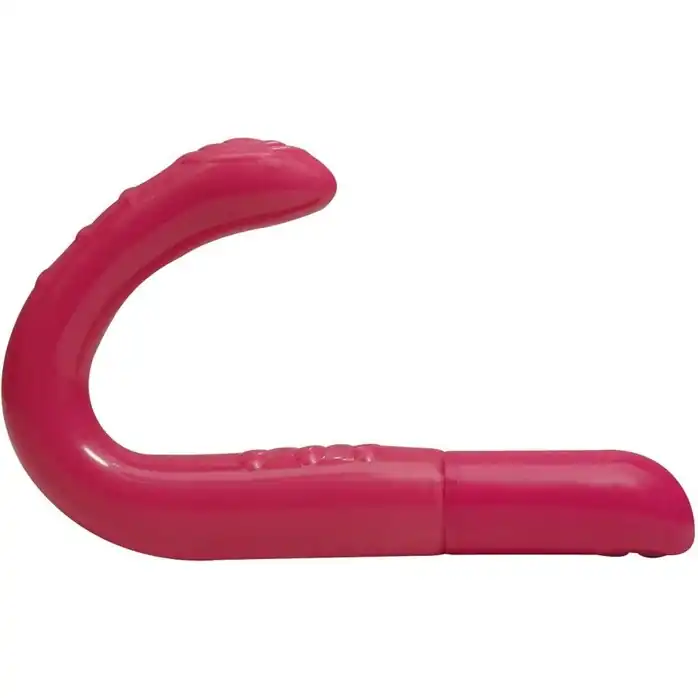 Ярко-розовый вибромассажёр простаты Coarsed Coral Prostate Massager