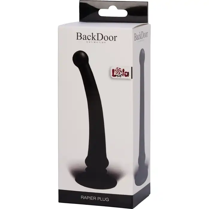 Чёрный анальный стимулятор Rapier Plug - 15 см - Back Door Collection. Фотография 2.